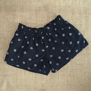 JACK WILLS Daisy Boxer Style Shorts Blue White 8